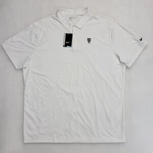 Nike Golf Dry-Fit Victory Polo Standard Fit Short Sleeve Size 2XL White Mens New